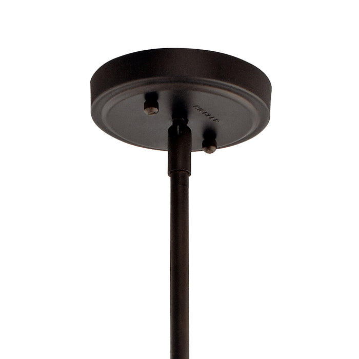 Kichler 42046OZ One Light Pendant, Olde Bronze