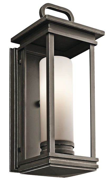 Kichler 49475RZ One Light Outdoor Wall Mount, Rubbed Bronze