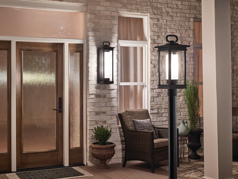 Kichler 49478RZ One Light Outdoor Post Mount, Rubbed Bronze