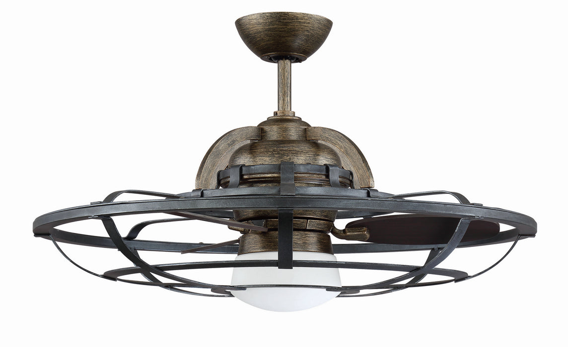 Savoy House 26-9536-FD-196 LED Fan D'Lier, Reclaimed Wood