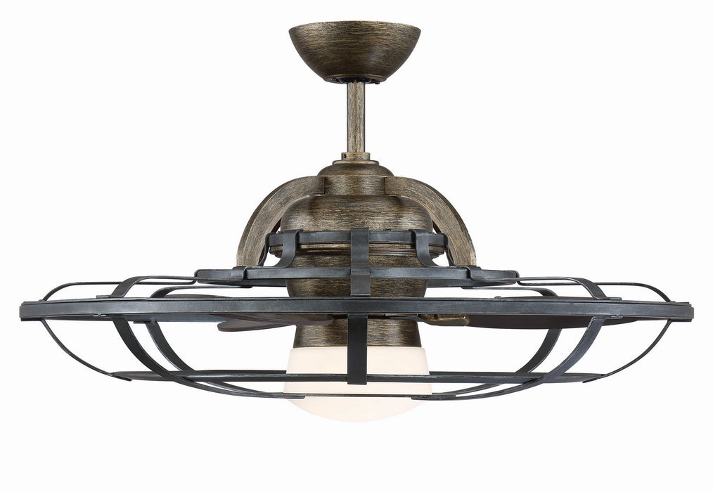 Savoy House 26-9536-FD-196 LED Fan D'Lier, Reclaimed Wood