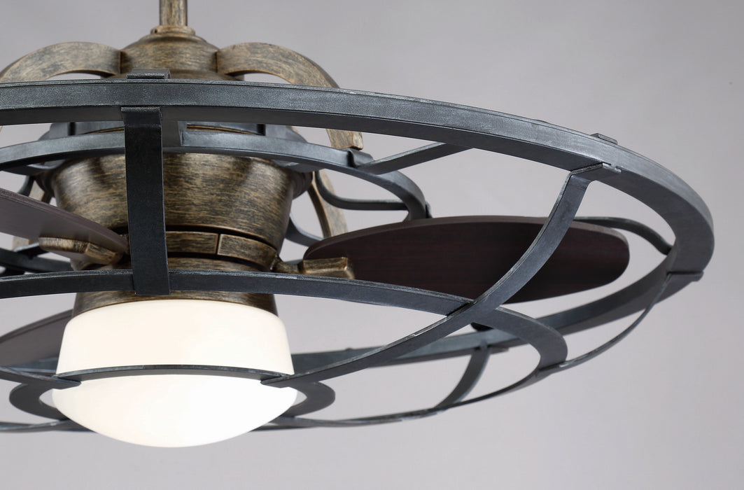 Savoy House 26-9536-FD-196 LED Fan D'Lier, Reclaimed Wood