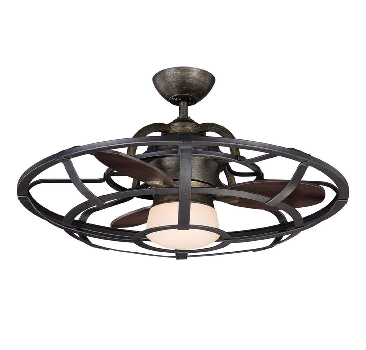 Savoy House 26-9536-FD-196 LED Fan D'Lier, Reclaimed Wood