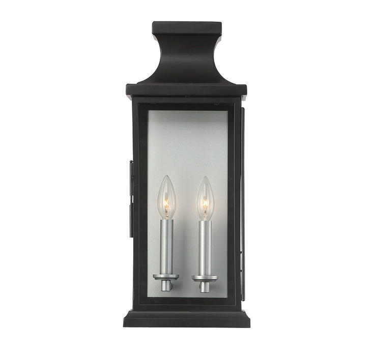 Savoy House 5-5911-BK Two Light Wall Lantern, Black
