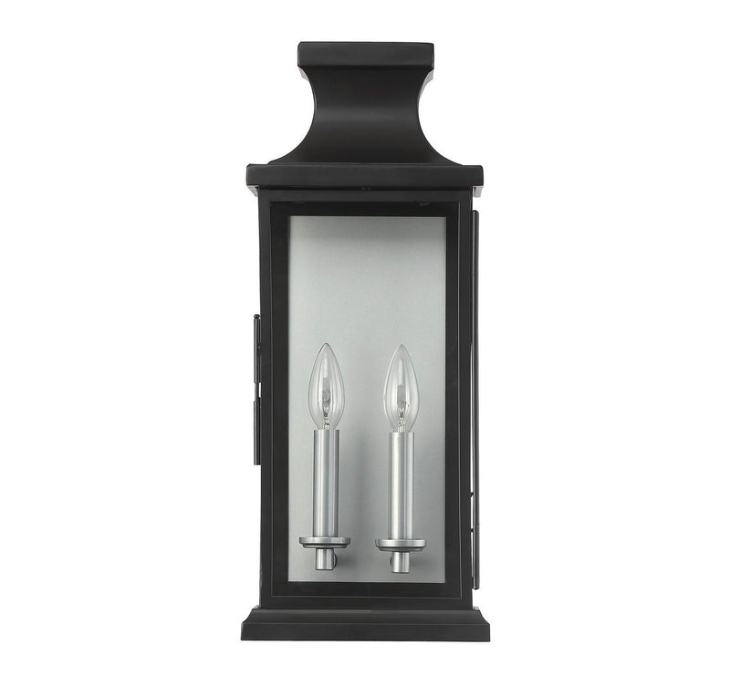 Savoy House 5-5911-BK Two Light Wall Lantern, Black