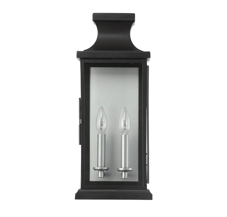 Savoy House 5-5911-BK Two Light Wall Lantern, Black