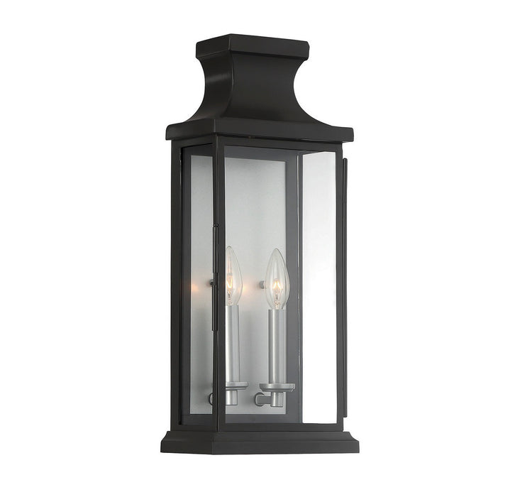 Savoy House 5-5911-BK Two Light Wall Lantern, Black