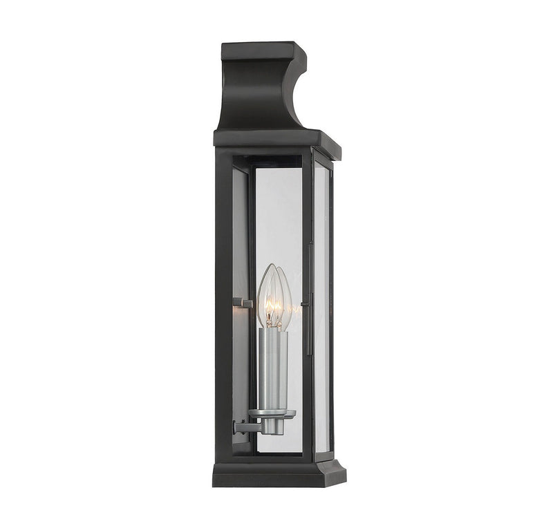 Savoy House 5-5911-BK Two Light Wall Lantern, Black