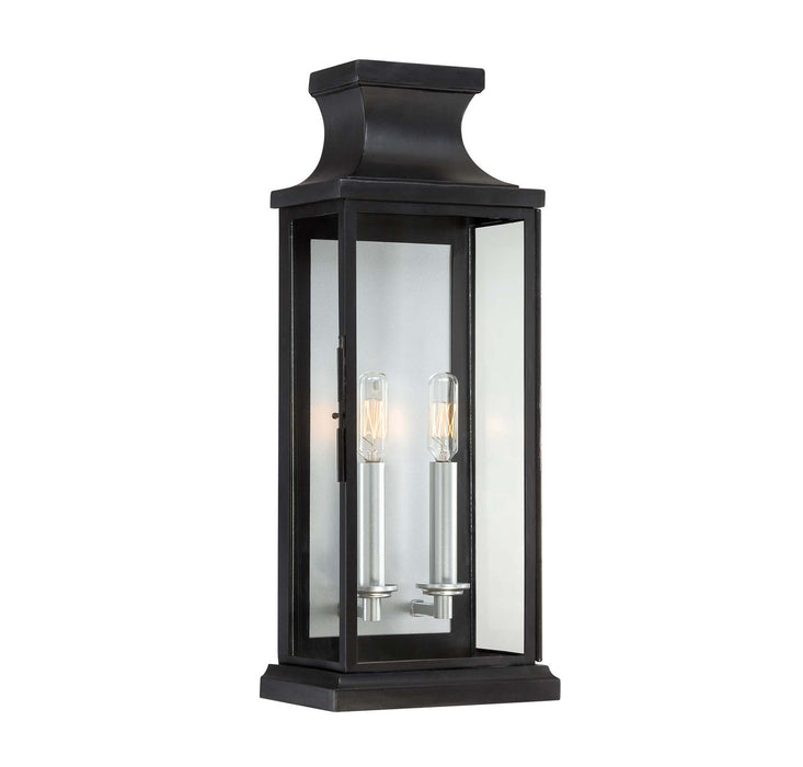 Savoy House 5-5911-BK Two Light Wall Lantern, Black