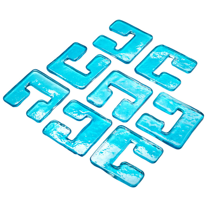 Cyan 05121 Glass Links, Blue