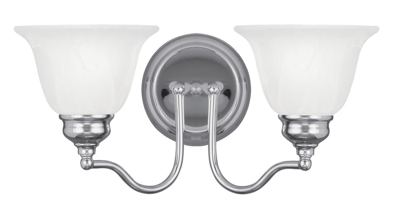 Livex Lighting 1352-05 Two Light Bath Vanity, Polished Chrome