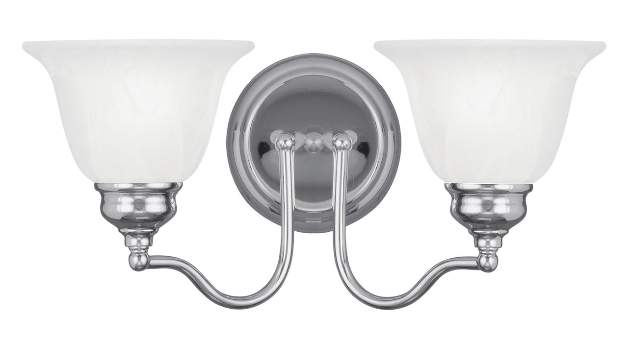 Livex Lighting 1352-05 Two Light Bath Vanity, Polished Chrome