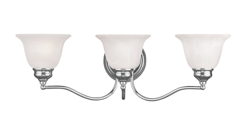 Livex Lighting 1353-05 Three Light Bath Vanity, Polished Chrome