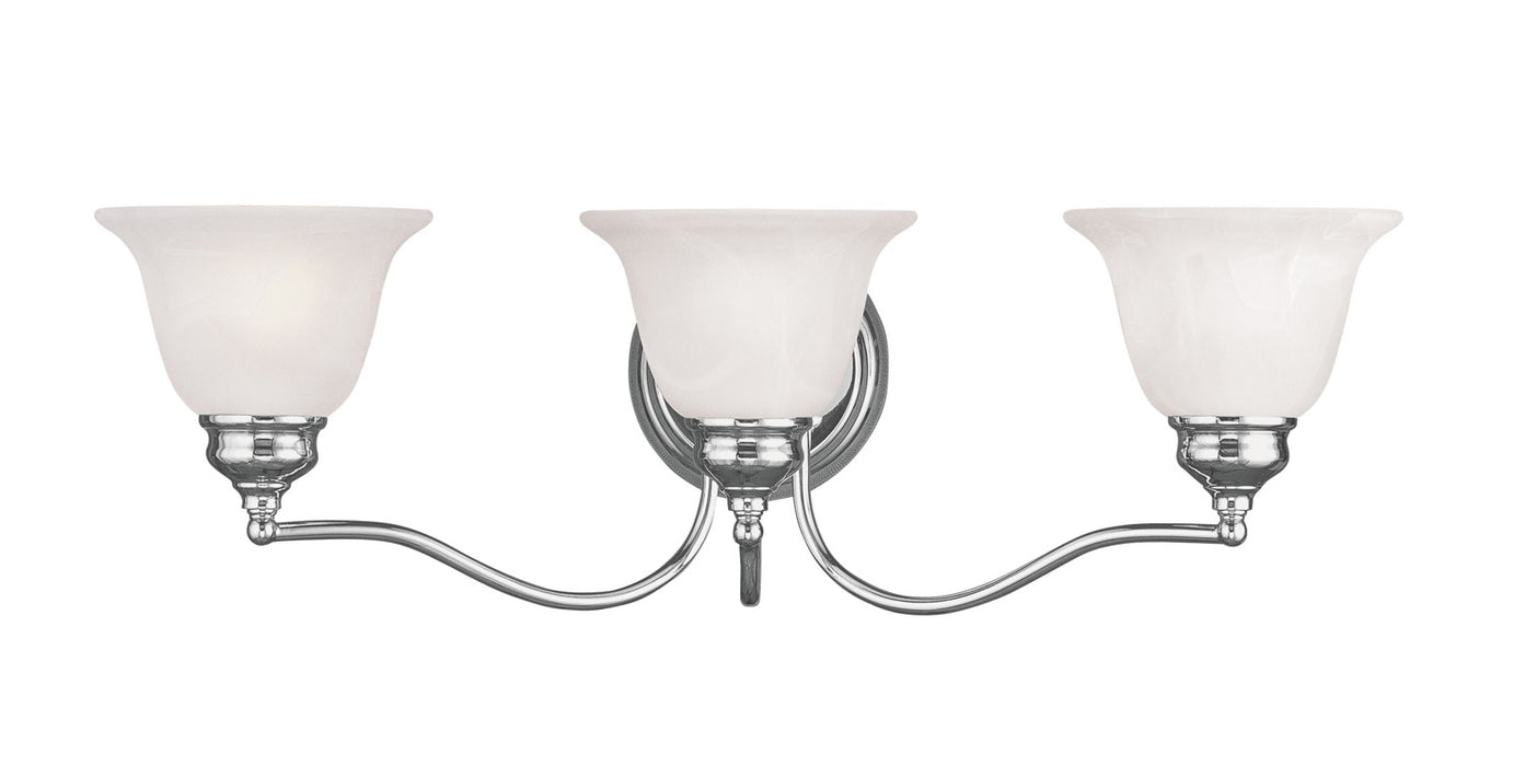 Livex Lighting 1353-05 Three Light Bath Vanity, Polished Chrome