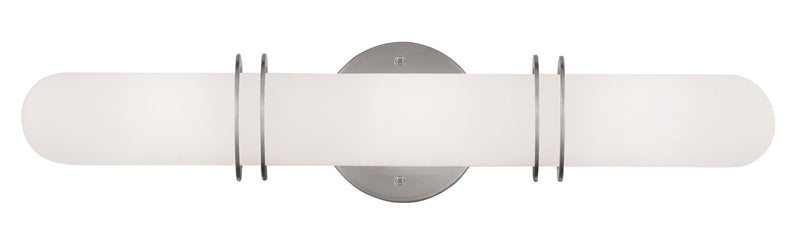 Livex Lighting 1903-91 Three Light Bath Vanity, Brushed Nickel