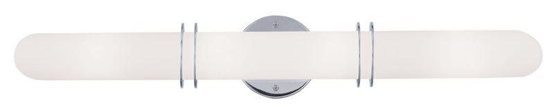 Livex Lighting 1904-05 Four Light Bath Vanity, Polished Chrome