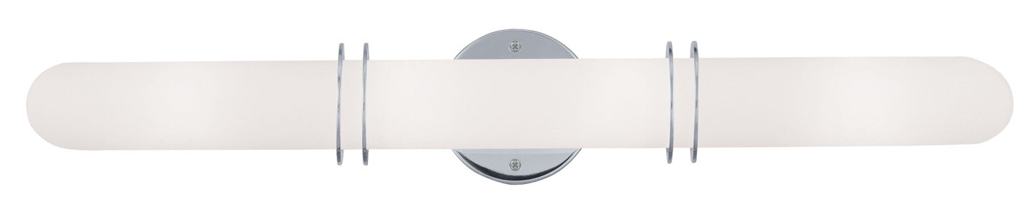 Livex Lighting 1904-05 Four Light Bath Vanity, Polished Chrome