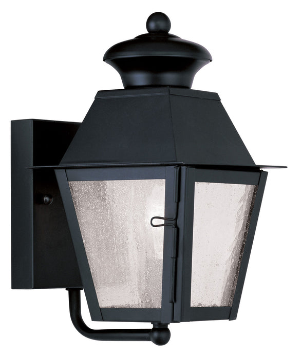 Livex Lighting 2160-04 One Light Outdoor Wall Lantern, Black
