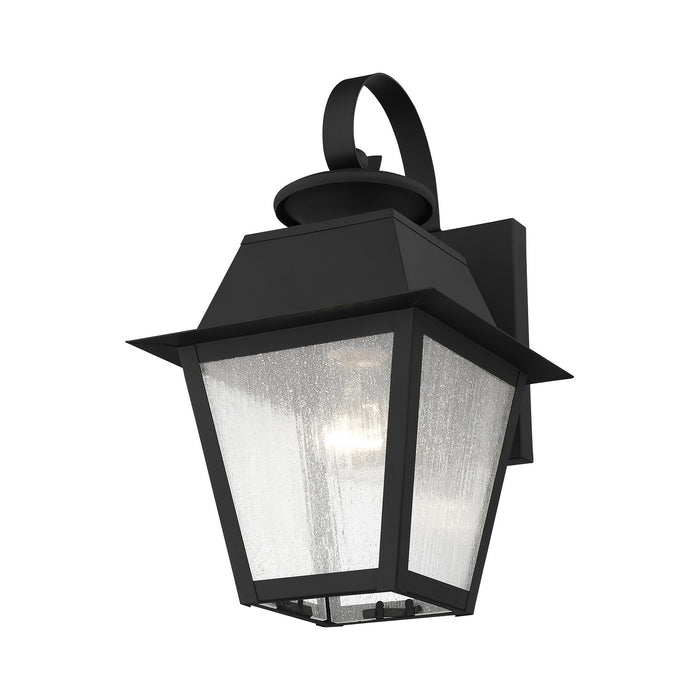 Livex Lighting 2162-04 One Light Outdoor Wall Lantern, Black