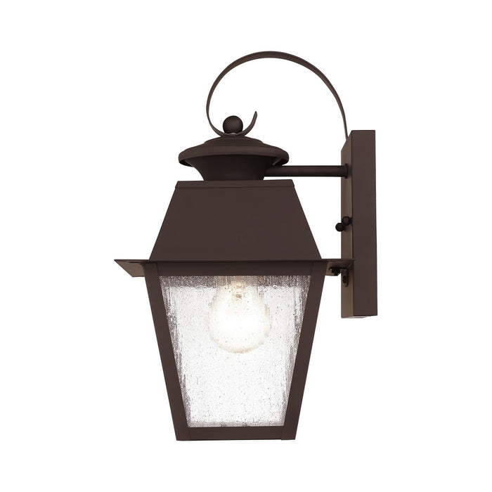 Livex Lighting 2162-07 One Light Outdoor Wall Lantern, Bronze