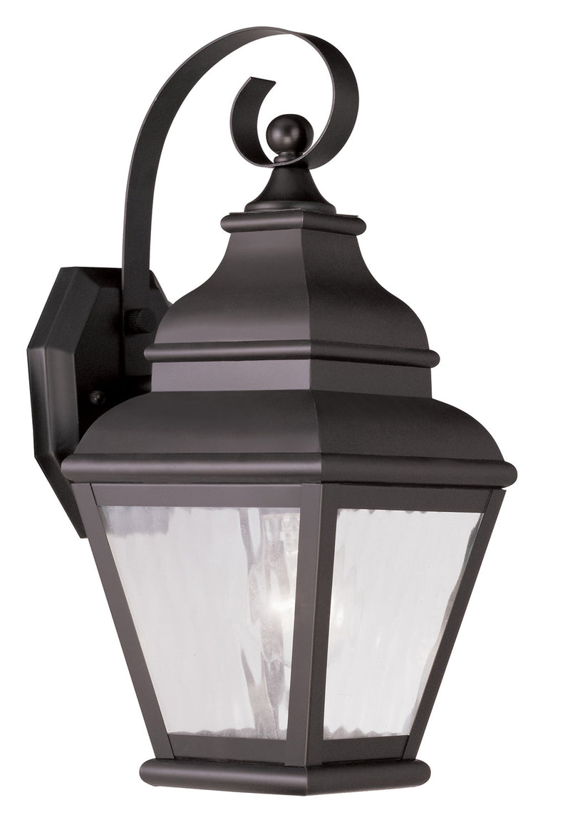 Livex Lighting 2601-07 One Light Outdoor Wall Lantern, Bronze