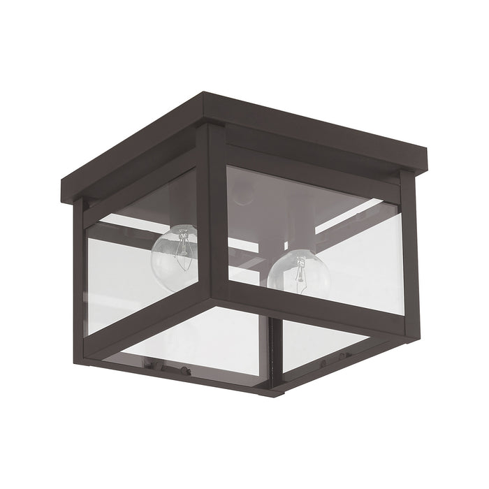 Livex Lighting 4031-07 Two Light Ceiling Mount, Bronze