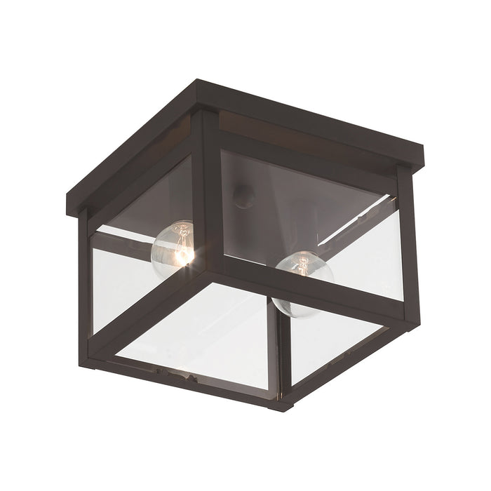 Livex Lighting 4031-07 Two Light Ceiling Mount, Bronze