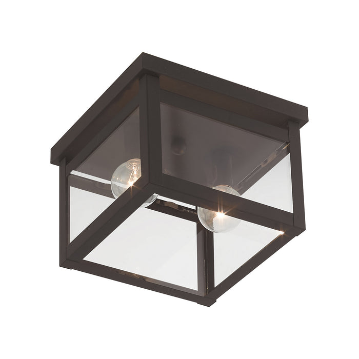 Livex Lighting 4031-07 Two Light Ceiling Mount, Bronze