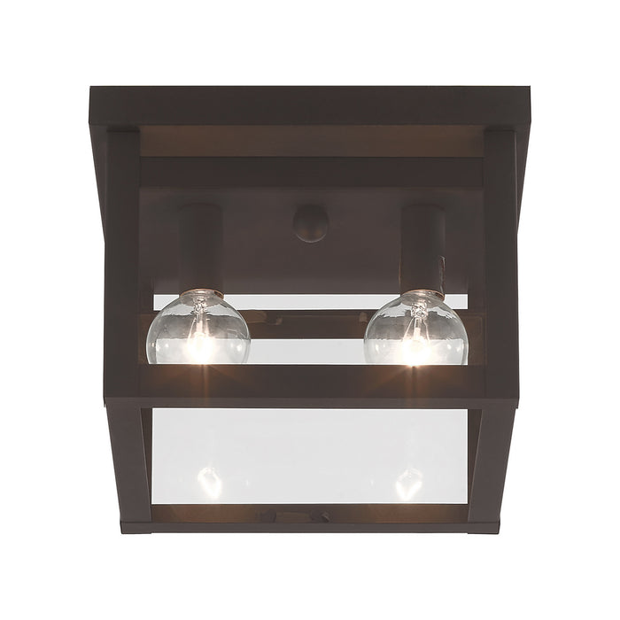 Livex Lighting 4031-07 Two Light Ceiling Mount, Bronze