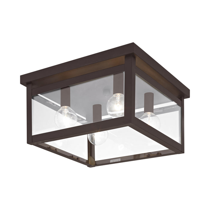 Livex Lighting 4032-07 Four Light Ceiling Mount, Bronze
