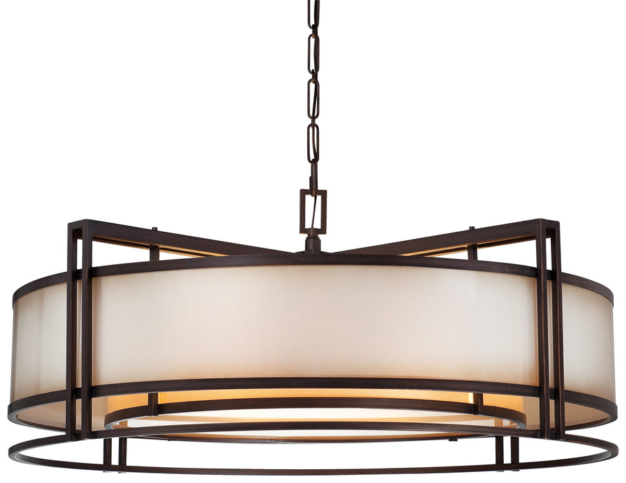 Metropolitan N6967-1-267B Five Light Pendant, Cimmaron Bronze