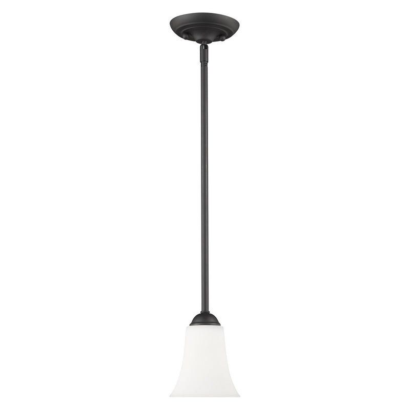 Livex Lighting 6460-04 One Light Mini Pendant, Black