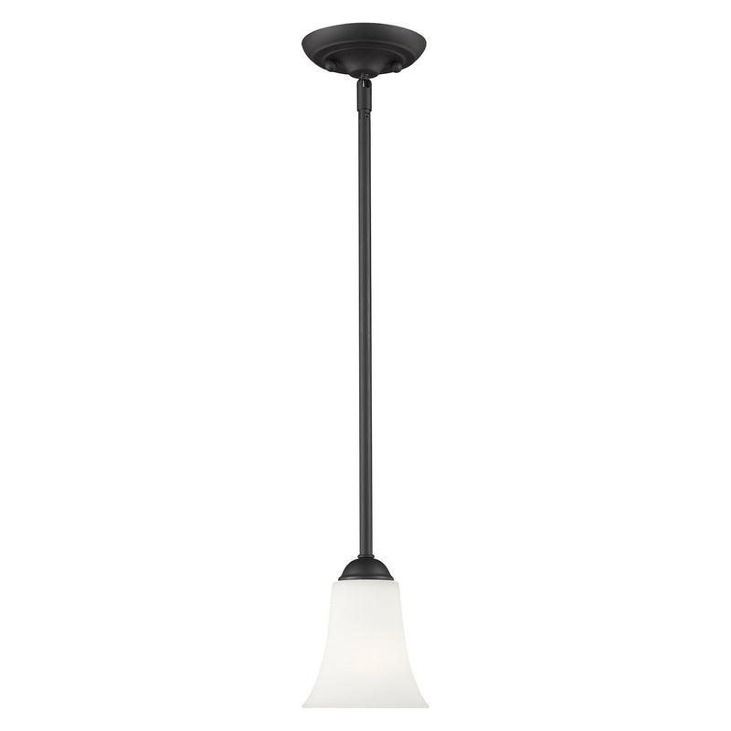 Livex Lighting 6460-04 One Light Mini Pendant, Black