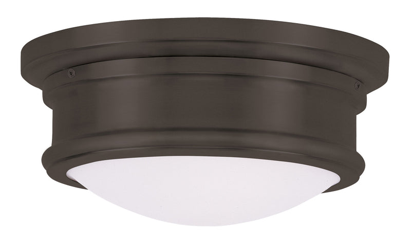 Livex Lighting 7341-07 Two Light Ceiling Mount, Bronze
