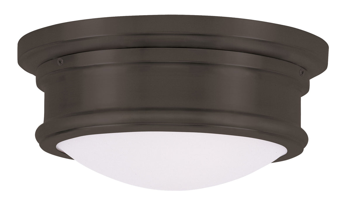 Livex Lighting 7341-07 Two Light Ceiling Mount, Bronze