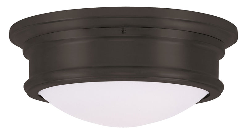 Livex Lighting 7342-07 Two Light Ceiling Mount, Bronze