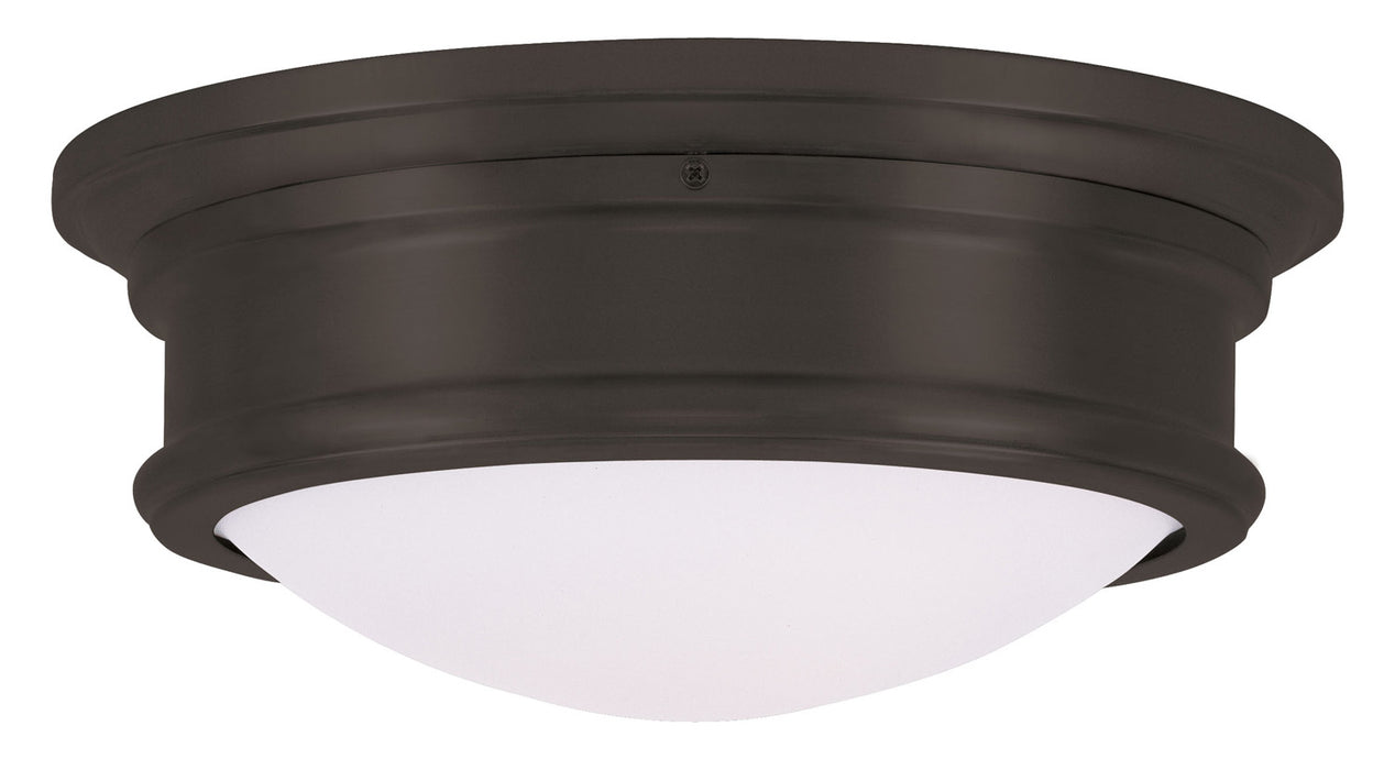 Livex Lighting 7342-07 Two Light Ceiling Mount, Bronze