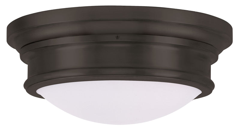 Livex Lighting 7343-07 Three Light Ceiling Mount, Bronze