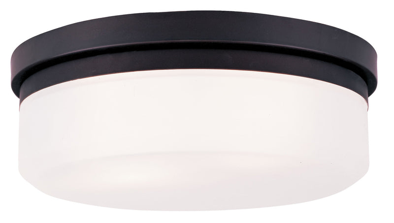 Livex Lighting 7392-07 Two Light Wall Sconce/Ceiling Mount, Bronze