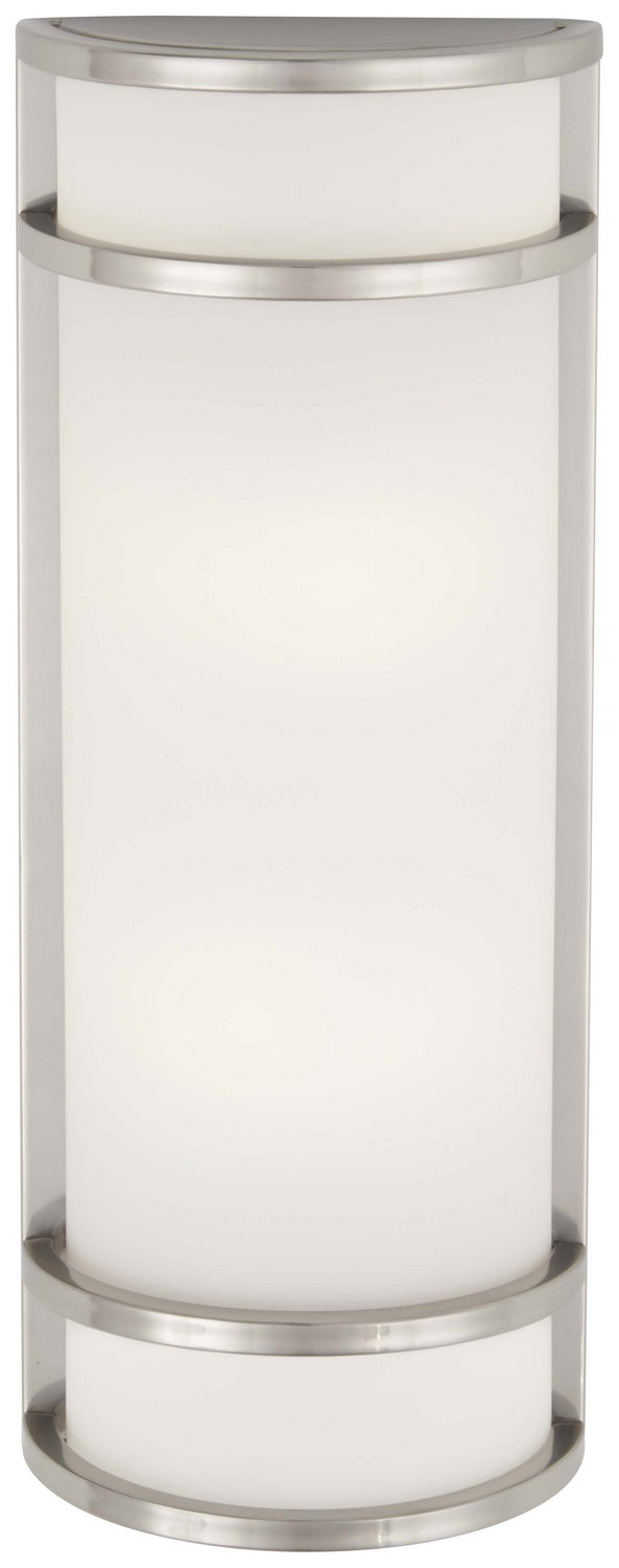 Minka-Lavery 9803-144 Two Light Pocket Lantern, Brushed Stainless Steel
