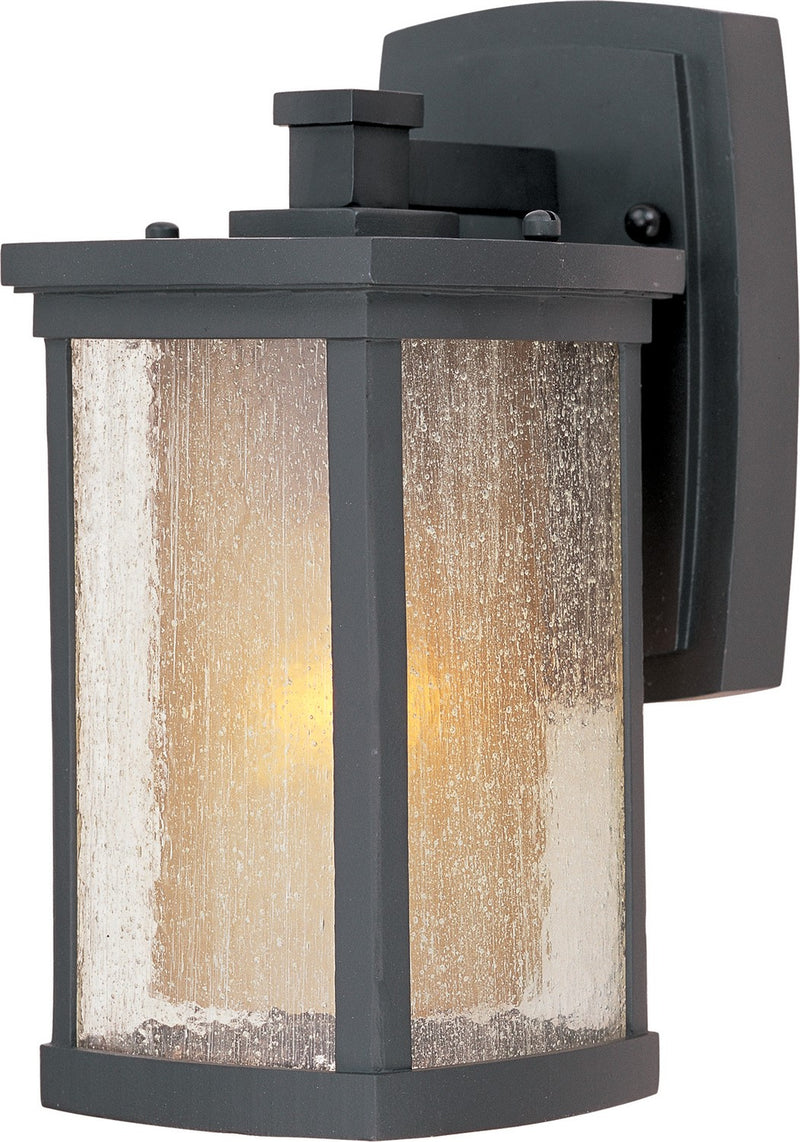 Maxim 3152CDWSBZ One Light Outdoor Wall Lantern, Bronze