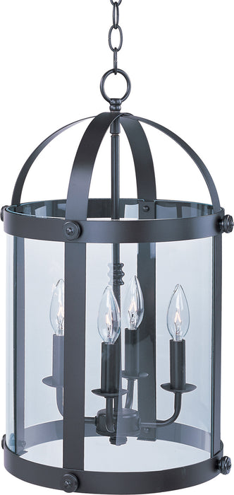 Maxim 21550CLBZ Four Light Pendant, Bronze