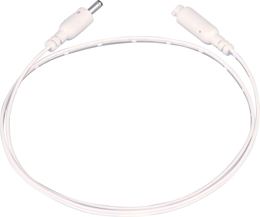 Maxim 53869WT 24" Extension Cord, White