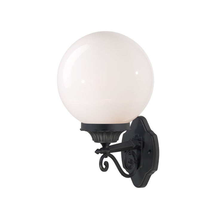 Acclaim Lighting 5261BK/WH One Light Wall Sconce, Matte Black