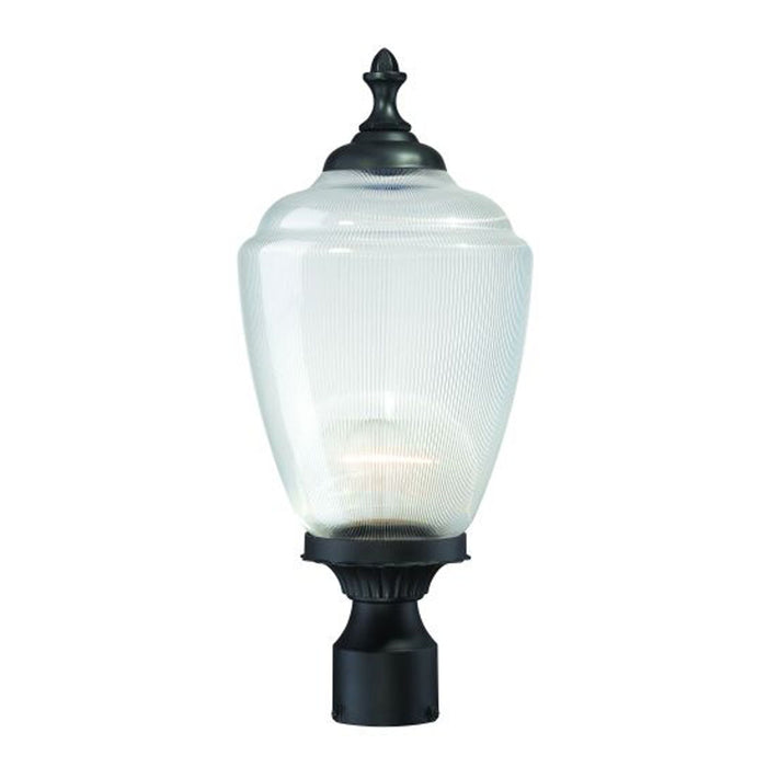 Acclaim Lighting 5367BK/CL One Light Post Mount, Matte Black