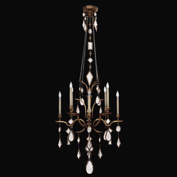 Fine Art 708640-3ST Eight Light Chandelier, Bronze