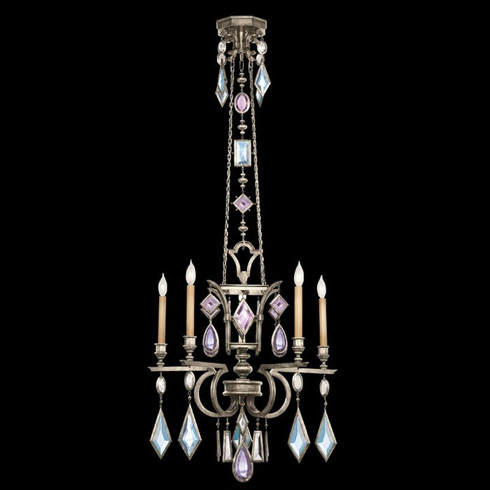 Fine Art 719440-1ST Five Light Chandelier, Silver
