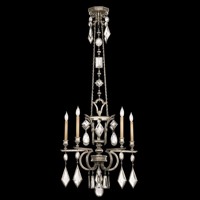 Fine Art 719440-3ST Five Light Chandelier, Silver