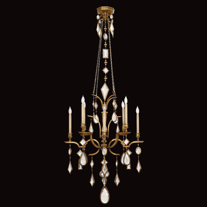 Fine Art 725640-3ST Eight Light Chandelier, Gold