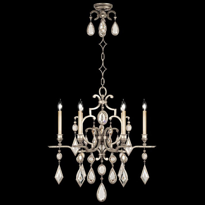 Fine Art 729440-3ST Six Light Chandelier, Silver